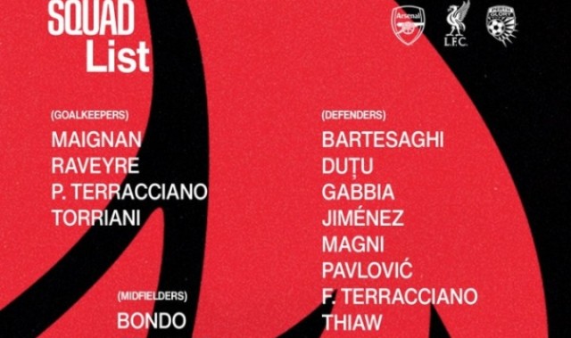 九游体育网页-米兰公布季前赛大名单：莱奥、普利西奇、迈尼昂领衔，魔笛缺席