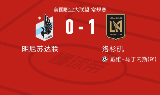 九游体育在线网站-洛杉矶1-0明尼苏达联，戴维-马丁内斯制胜
